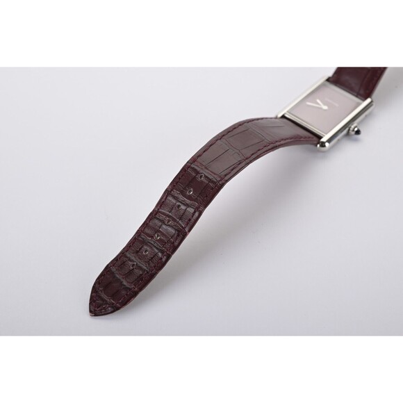 Cartier Tank Must Large WSTA0054 Red Burgundy 26mm Men's Watch Full Set - Picture 9 of 12